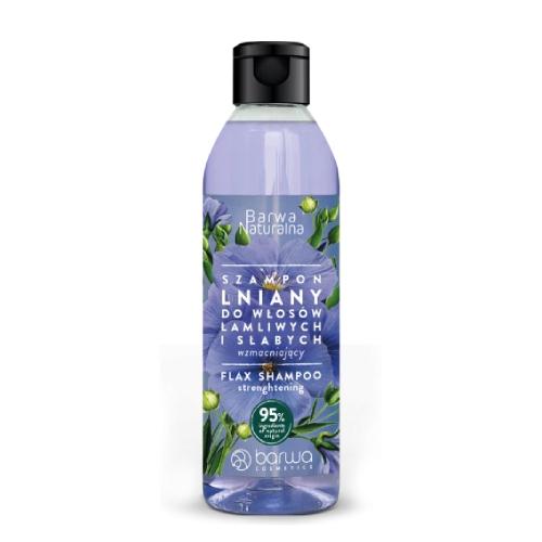 Miniaturka artykułu - BARWA Szampon lniany, 300ml