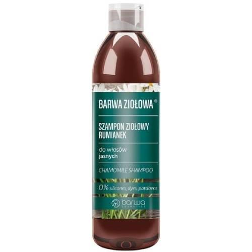 Miniaturka artykułu - BARWA Szampon Rumiankowy do włos&oacute;w jasnych- 250 ml