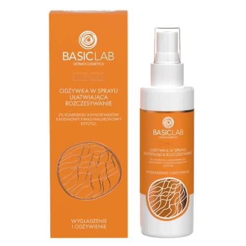 Miniaturka artykułu - BASICLAB Capillus Odżywka w sprayu ułatwiająca rozczesywanie, 150ml