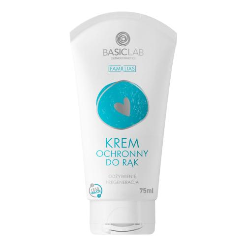 Miniaturka artykułu - BASICLAB Famillias Krem ochronny do rąk, 75ml