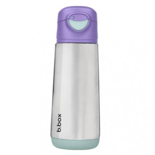 Miniaturka artykułu - B.BOX Butelka termiczna sportowa z ustnikiem Lilac Pop, 500ml