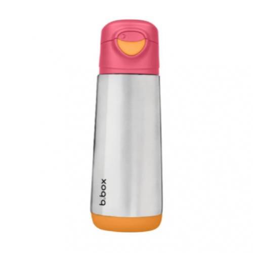Miniaturka artykułu - B.BOX Butelka termiczna sportowa z ustnikiem Strawberry Shake, 500ml