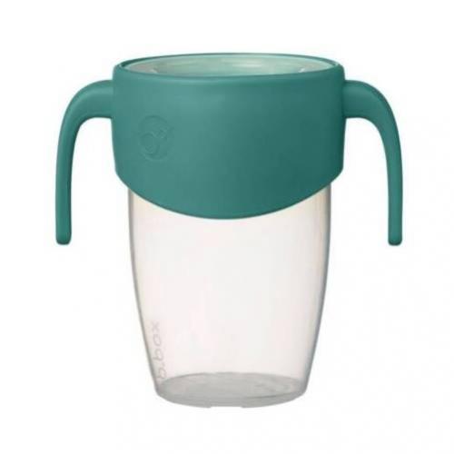 B.BOX 360 Kubek treningowy niekapek Emerald Forest, 250ml
