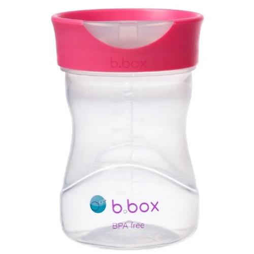 Miniaturka artykułu - B.BOX Kubek treningowy malinowy, 240 ml