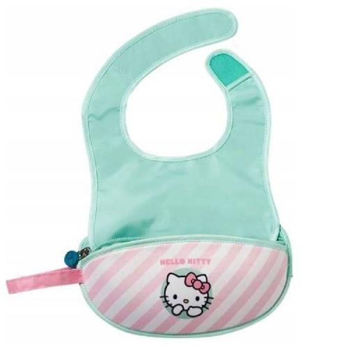 Miniaturka artykułu - B.BOX Podr&oacute;żny śliniak w saszetce - Hello Kitty - miętowy