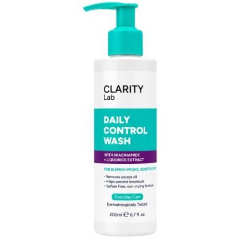 Miniaturka artykułu - Beauty Formulas Clarity Labs Daily Control Wash Żel do mycia twarzy, 200 ml