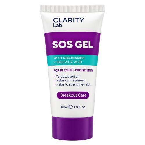 Miniaturka artykułu - Beauty Formulas Clarity Labs SOS Żel do mycia twarzy, 30 ml