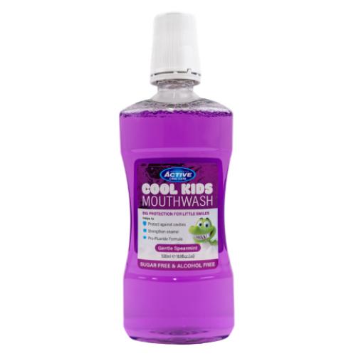 Miniaturka artykułu - Beauty Formulas Cool Kids Płyn do płukania jamy ustnej dla dzieci, 500 ml