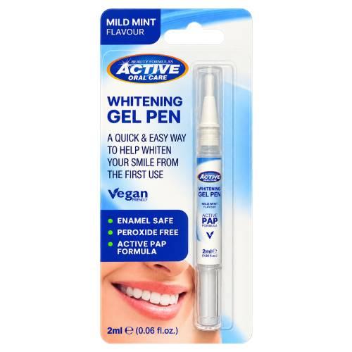 Miniaturka artykułu - Beauty Formulas Whitening Gel Pen Wybielający żel do zęb&oacute;w, 2 ml