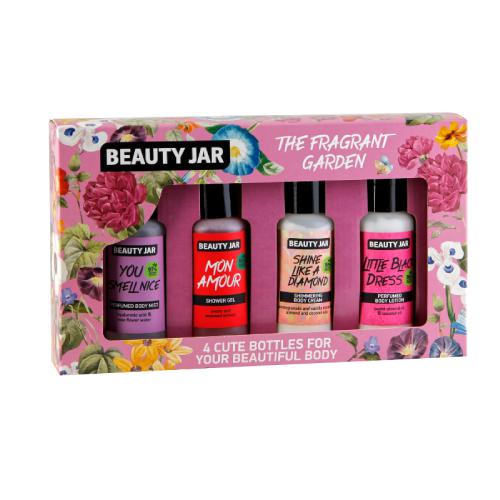 Miniaturka artykułu - BEAUTY JAR Zestaw prezentowy The Fragrant Garden: Mgiełka do ciała 80ml + Żel pod prysznic 80ml + Krem do ciała 80ml + Balsam do ciała 80ml