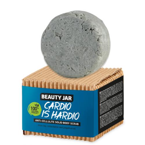 Miniaturka artykułu - BEAUTY JAR Cardio Is Hardio Antycellulitowy peeling do ciała w kostce, 100g