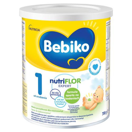 Miniaturka artykułu - Bebiko 1 Mleko początkowe dla niemowląt od urodzenia, 700 g USZKODZONE / USZKODZONA PUSZKA