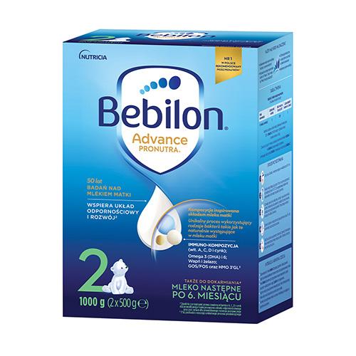 Zdjęcie produktu - Bebilon 2 Pronutra Advance proszek - 1000 g USZKODZONE/ OPAKOWANIE ZBIORCZE