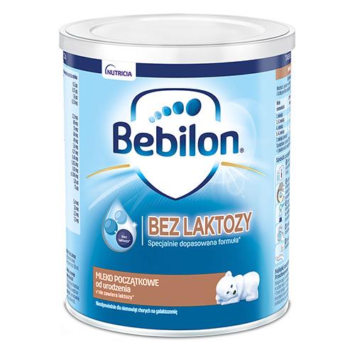 Miniaturka artykułu - BEBILON Bez laktozy Mleko początkowe dla niemowląt od urodzenia, 400 g
