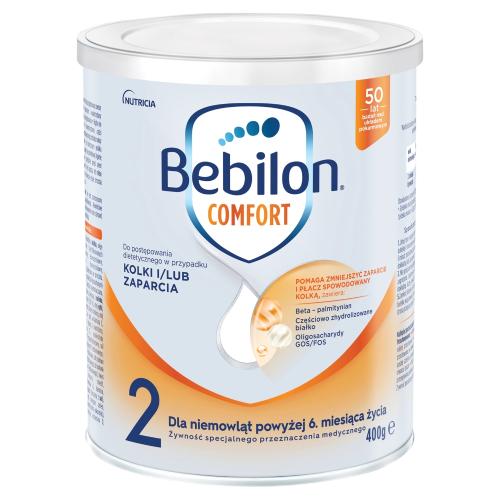 Miniaturka artykułu - Bebilon COMFORT ProExpert  2, 400g USZKODZONE/ WGNIECIONA PUSZKA