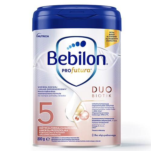 Miniaturka artykułu - Bebilon Profutura Duobiotik 5 Formuła na bazie mleka dla przedszkolaka, 800g