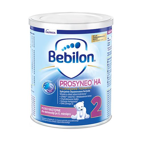 Miniaturka artykułu - BEBILON Prosyneo HA 2 Mleko następne dla niemowląt po 6. miesiącu, 400g