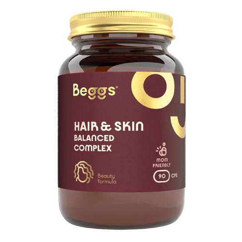 Miniaturka artykułu - Beggs Balanced Hair&Skin Complex, 90 kapsułek