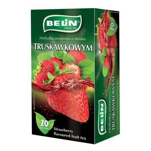 Miniaturka artykułu - BELIN Herbata truskawka, 20 torebek