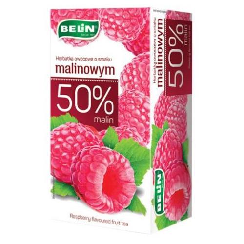 Miniaturka artykułu - Belin Herbatka Malinowa - 20 torebek