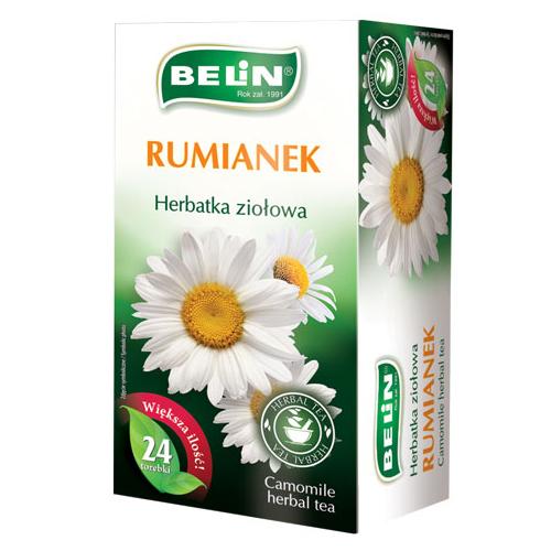 Miniaturka artykułu - Belin Herbatka ziołowa Rumianek - 24 torebek
