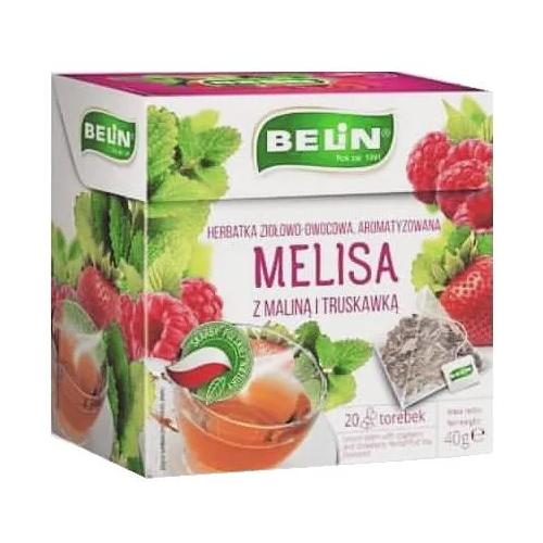 Miniaturka artykułu - BELIN Melisa z maliną i truskawką, 20 torebek