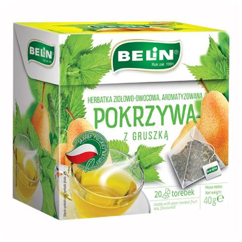 Miniaturka artykułu - BELIN Pokrzywa z gruszką, 20 torebek
