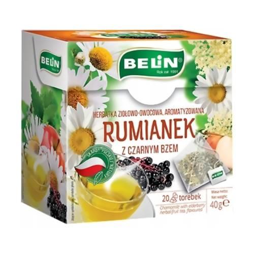 Miniaturka artykułu - BELIN Rumianek z czarnym bzem, 20 torebek