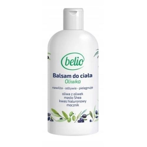 Miniaturka artykułu - Belio Oliwka balsam do ciała z masłem shea i olejami roślinnymi nawilżenie i regeneracja, 250 ml