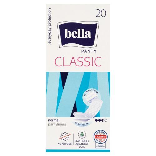 Miniaturka artykułu - BELLA PANTY CLASSIC Regular Wkładki higieniczne, 20 sztuk