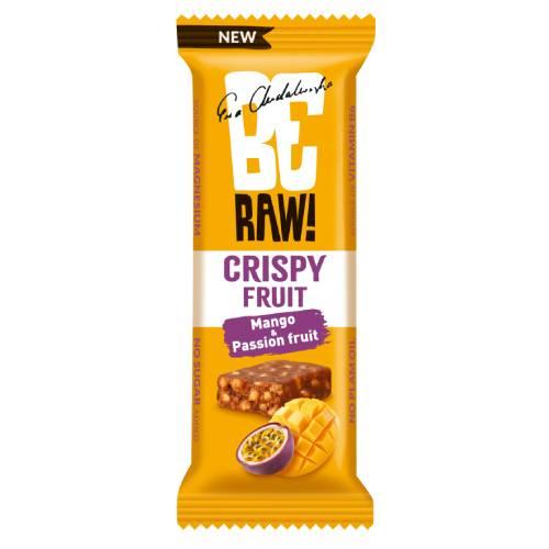 Miniaturka artykułu - BeRAW! Crispy Fruit Mango i Marakuja Baton owocowy, 40g