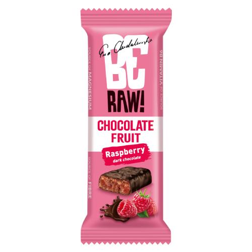 Miniaturka artykułu - BeRAW Energy Raspberry Baton owocowy o smaku malinowym, 40 g