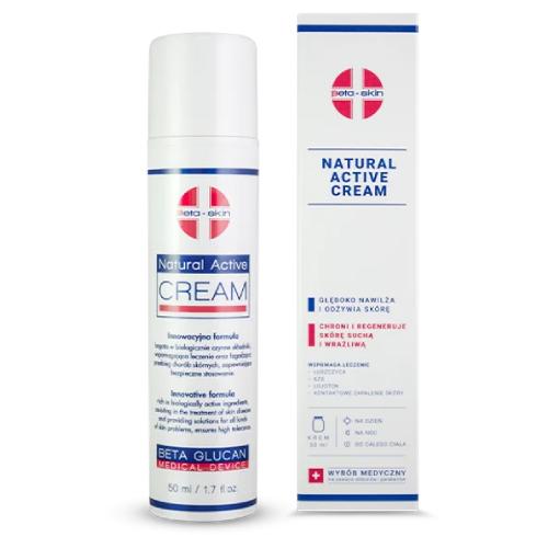 Miniaturka artykułu - Beta Skin Natural Active Cream, 50 ml