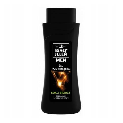 Miniaturka artykułu - BIAŁY JELEŃ FOR MEN Żel pod prysznic z ekstraktem z brzozy - 300 ml 