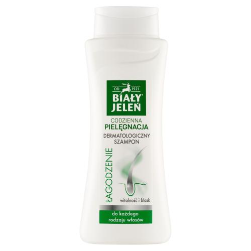 Miniaturka artykułu - BIAŁY JELEŃ Łagodzenie Szampon dermatologiczny do włosów i skóry głowy, 300ml