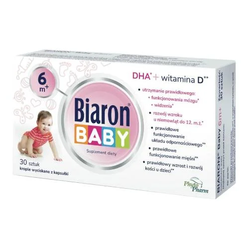 Miniaturka artykułu - BIARON BABY Od 6m-ca - 30 kapsułek