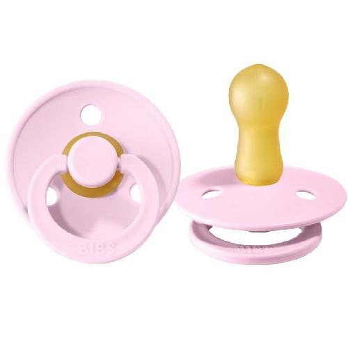 Miniaturka artykułu - BIBS smoczek uspokajający BABY PINK rozmiar S - 0m, kauczukowy