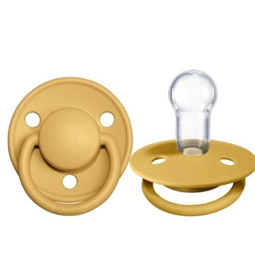 Miniaturka artykułu - BIBS smoczek uspokajający DE LUX ONE SIZE 0-36m HONEY BEE, silikonowy