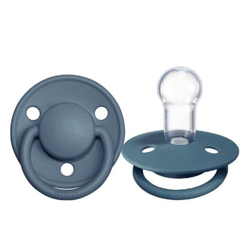 Miniaturka artykułu - BIBS smoczek uspokajający DE LUX ONE SIZE 0-36m PETROL, silikonowy