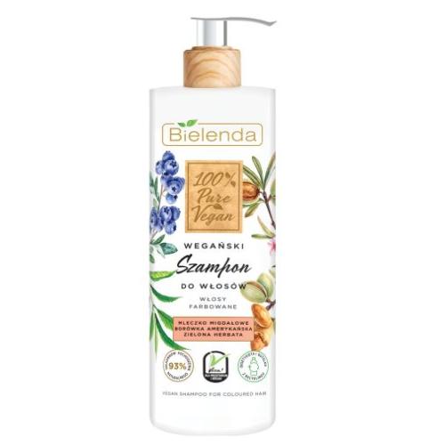 BIELENDA 100% Pure Vegan Wegański Szampon do włos&oacute;w Włosy farbowane, 400g