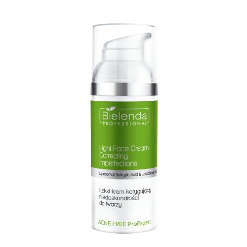 Miniaturka artykułu - BIELENDA PROFESSIONAL ACNE FREE ProExpert Krem redukujący niedoskonałości z kwasami, 50ml