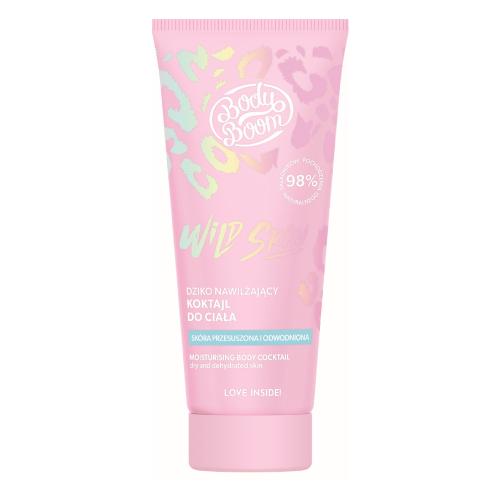 Miniaturka artykułu - BIELENDA BodyBoom WILD SKIN Dziko Nawilżający Koktajl Do Ciała, 200ml