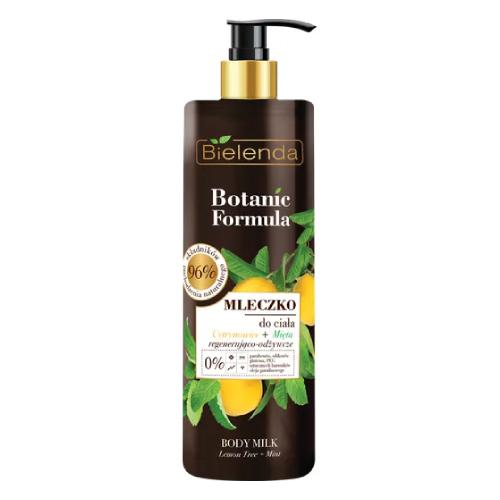 Miniaturka artykułu - BIELENDA Botanic Formula Mleczko do ciała Cytrynowiec + Mięta, 400ml