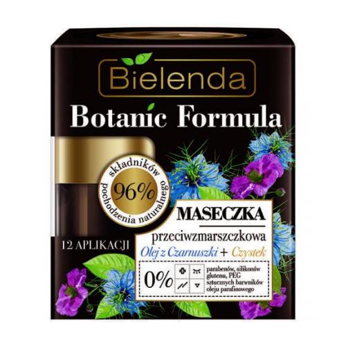 Miniaturka artykułu - BIELENDA BOTANIC FORMULA Olej z Czarnuszki + Czystek Maseczka przeciwzmarszczkowa, 50 ml