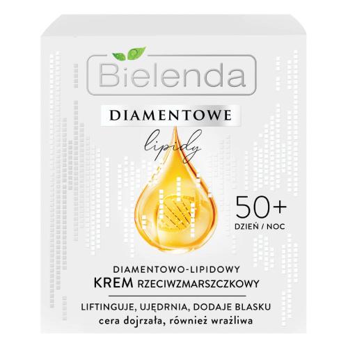 Miniaturka artykułu - BIELENDA Diamentowe Lipidy 50+ Przeciwzmarszczkowy krem do twarzy dzień/noc, 50ml