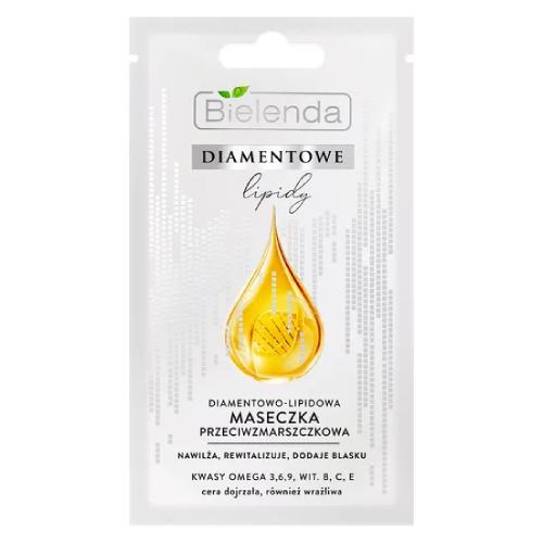Miniaturka artykułu - BIELENDA Diamentowe Lipidy Diamentowo-Lipidowa Maseczka przeciwzmarszczkowa, 8g