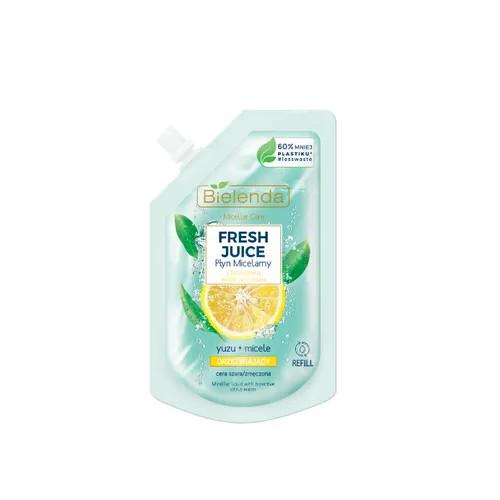 Miniaturka artykułu - BIELENDA FRESH JUICE Płyn micelarny Yuzu, 45 ml zapas