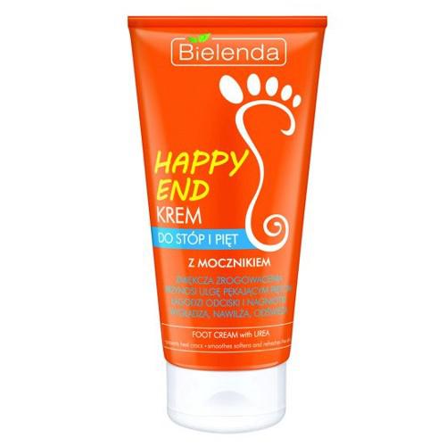 Miniaturka artykułu - BIELENDA Happy End Krem do pięt i st&oacute;p zmiękczający z mocznikiem, 125ml