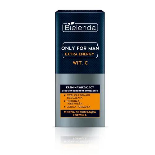 Miniaturka artykułu - BIELENDA Only for Man Extra Energy Krem nawilżający przeciw oznakom zmęczenia, 50ml