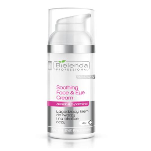 Miniaturka artykułu - BIELENDA PROFESSIONAL Soothing Face&Eye Cream Łagodzący krem do twarzy i na okolice oczu, 50ml